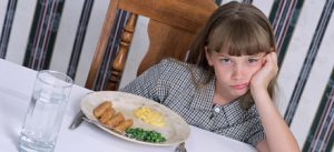 Niño o niña mal comedor