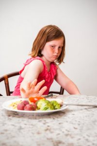 Niño o niña mal comedor