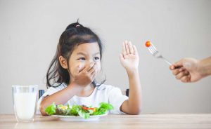 Niño o niña mal comedor