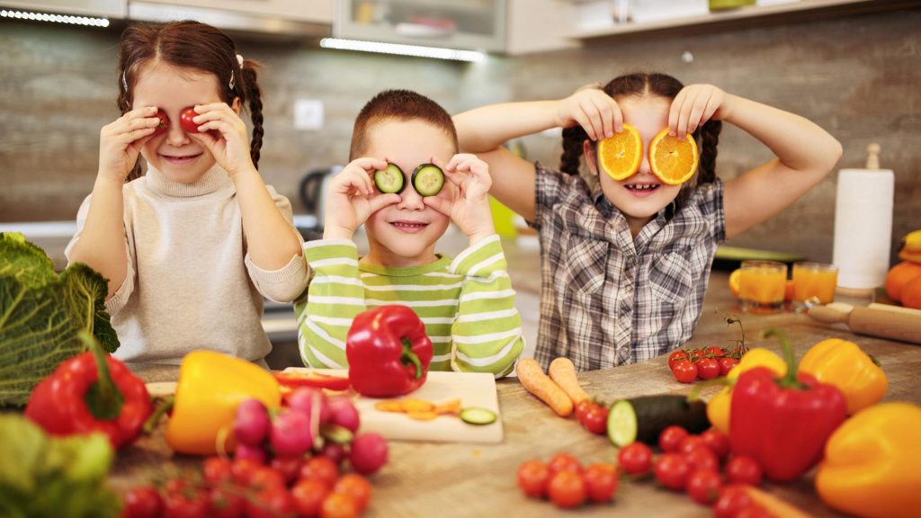 dieta vegana o vegetariana en niños